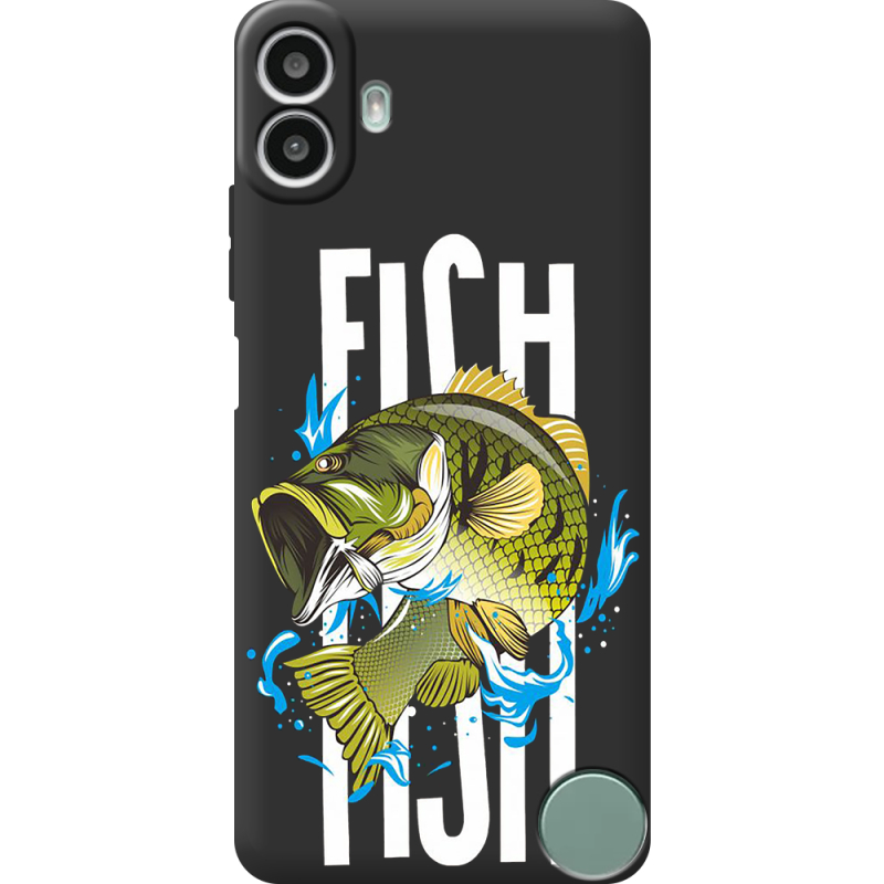 Чорний чохол BoxFace Nothing CMF Phone 1 Fish