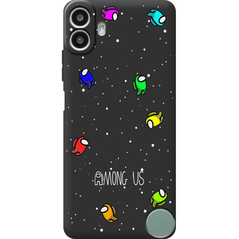 Чорний чохол BoxFace Nothing CMF Phone 1 Among Us Invisible