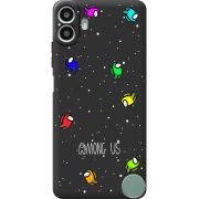 Чорний чохол BoxFace Nothing CMF Phone 1 Among Us Invisible