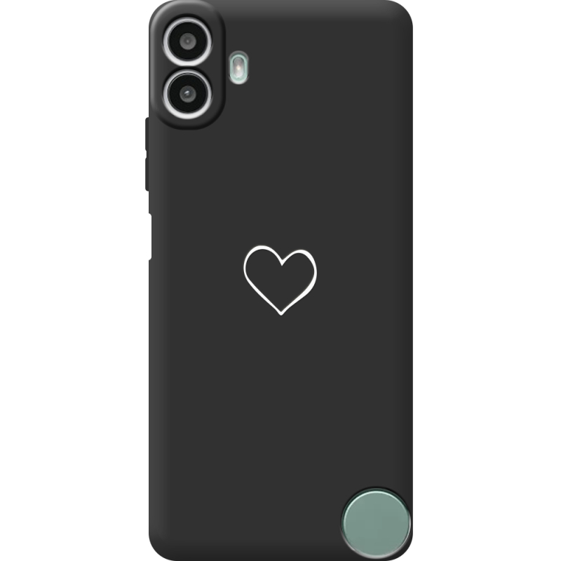 Чорний чохол BoxFace Nothing CMF Phone 1 My Heart