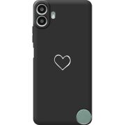 Чорний чохол BoxFace Nothing CMF Phone 1 My Heart