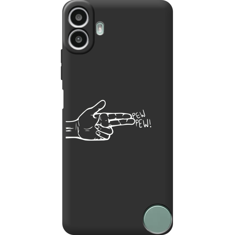 Чорний чохол BoxFace Nothing CMF Phone 1 Pew Pew