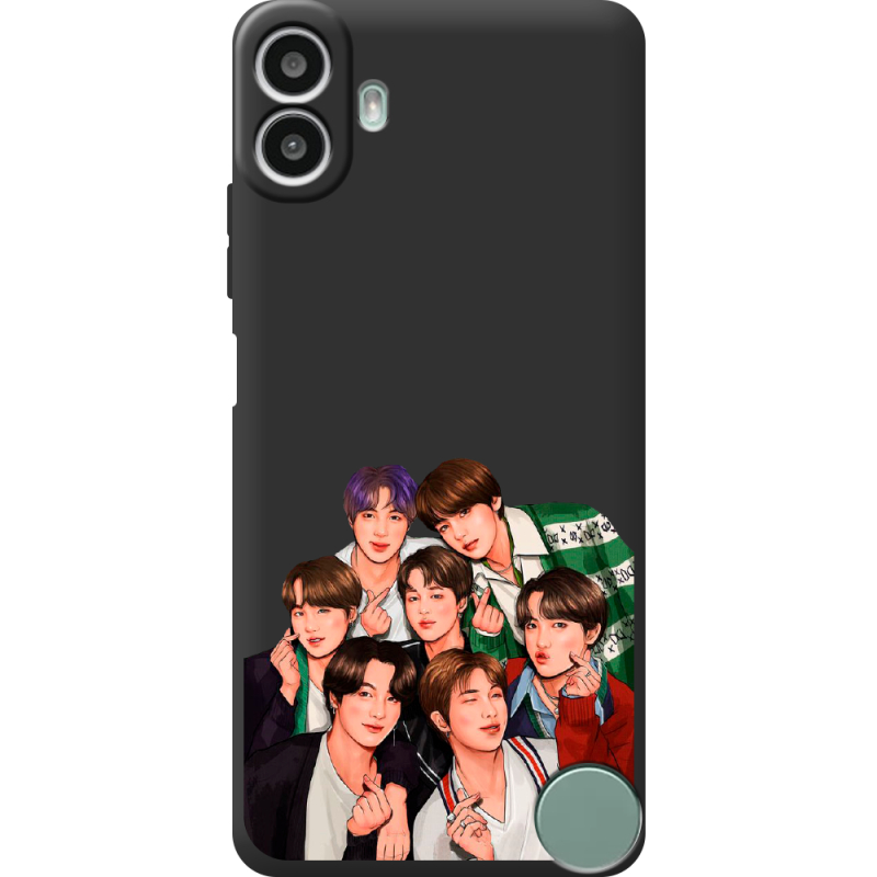 Чорний чохол BoxFace Nothing CMF Phone 1 BTS