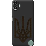 Чорний чохол BoxFace Nothing CMF Phone 1 Ukrainian Trident