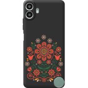 Чорний чохол BoxFace Nothing CMF Phone 1 Ukrainian Ornament