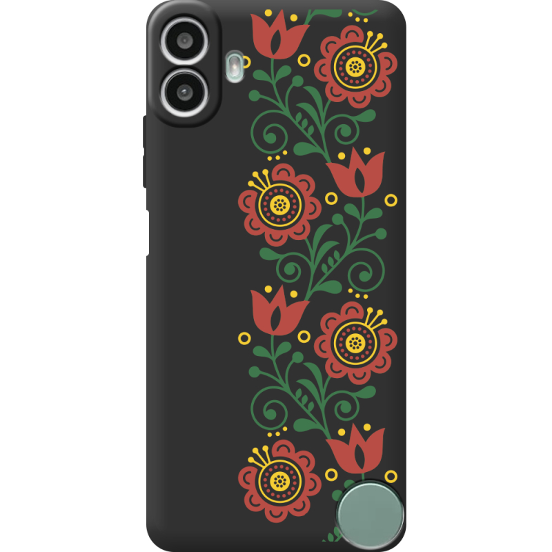 Чорний чохол BoxFace Nothing CMF Phone 1 Ethno