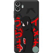 Чорний чохол BoxFace Nothing CMF Phone 1 Учиха Итачи