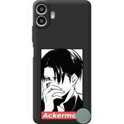 Чорний чохол BoxFace Nothing CMF Phone 1 Attack On Titan - Ackerman