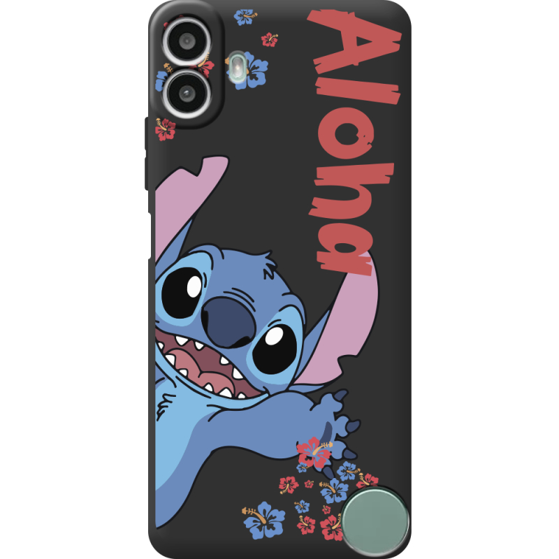 Чорний чохол BoxFace Nothing CMF Phone 1 Гавайський гість Stich