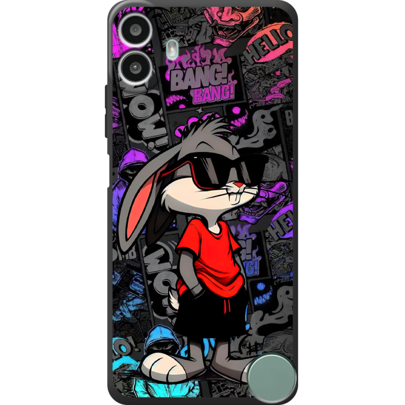 Чорний чохол BoxFace Nothing CMF Phone 1 Малий вухань