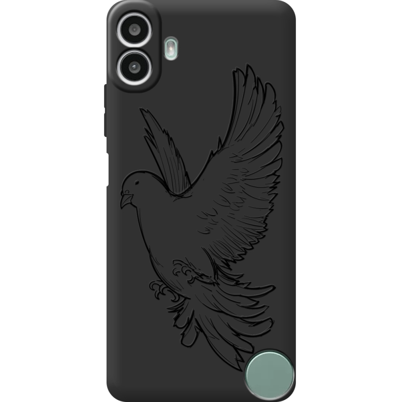 Чорний чохол BoxFace Nothing CMF Phone 1 Dove