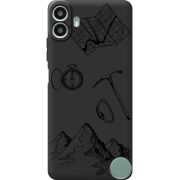 Чорний чохол BoxFace Nothing CMF Phone 1 Mountains