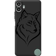 Чорний чохол BoxFace Nothing CMF Phone 1 Wolf
