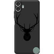 Чорний чохол BoxFace Nothing CMF Phone 1 Deer