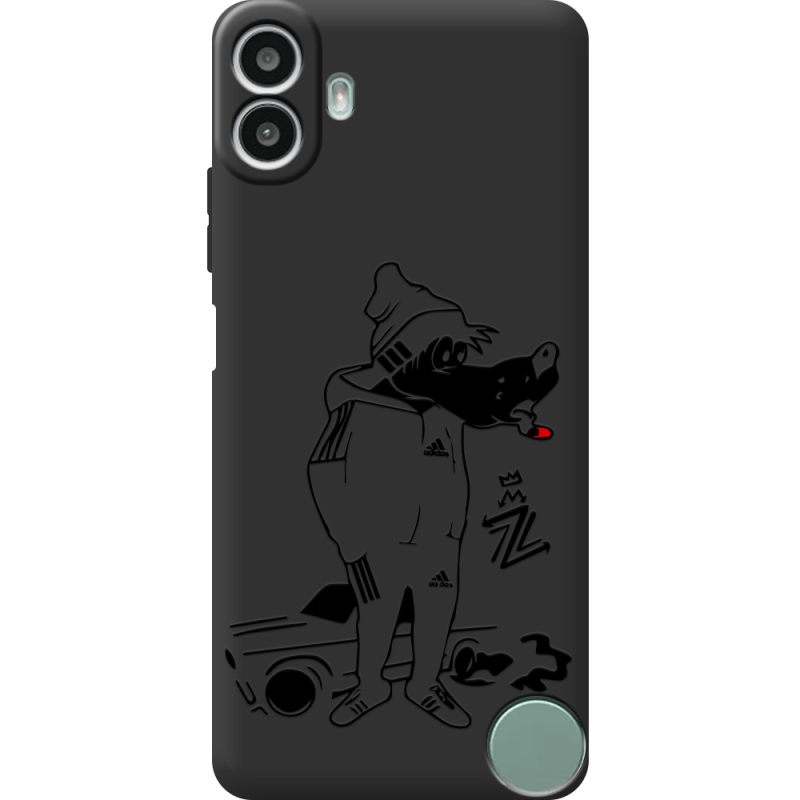 Чорний чохол BoxFace Nothing CMF Phone 1 