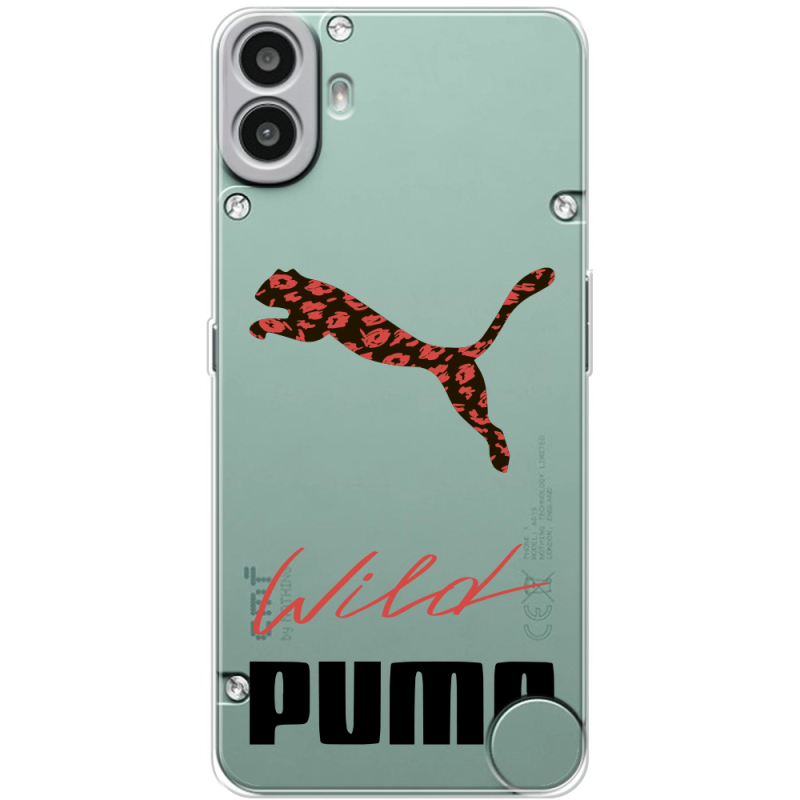 Прозорий чохол BoxFace Nothing CMF Phone 1 Wild Cat
