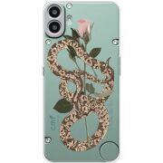 Прозорий чохол BoxFace Nothing CMF Phone 1 Glamor Snake