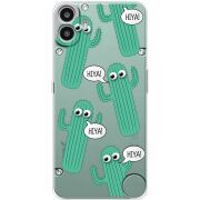 Прозорий чохол BoxFace Nothing CMF Phone 1 с 3D-глазками HIYA