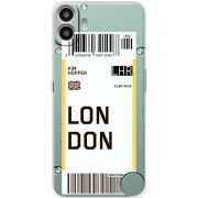 Прозорий чохол BoxFace Nothing CMF Phone 1 Ticket London