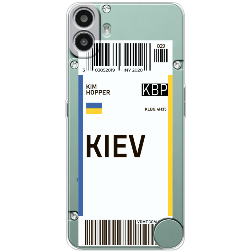 Прозорий чохол BoxFace Nothing CMF Phone 1 Ticket Kiev