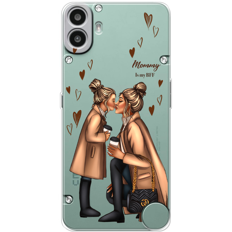 Прозорий чохол BoxFace Nothing CMF Phone 1 Mommy Is My BFF
