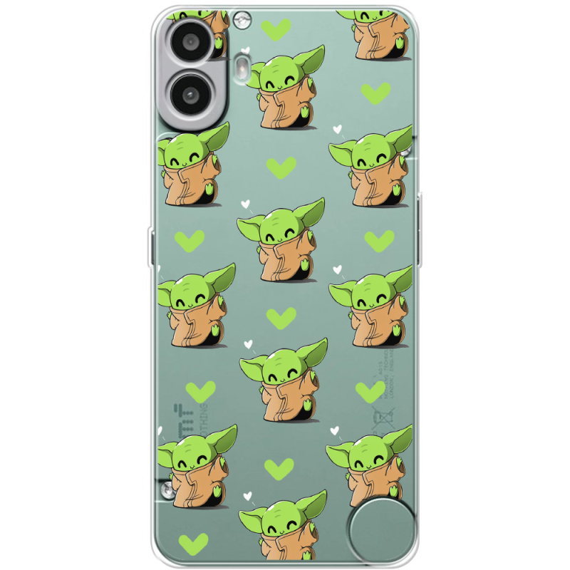 Прозорий чохол BoxFace Nothing CMF Phone 1 Pattern Baby Yoda