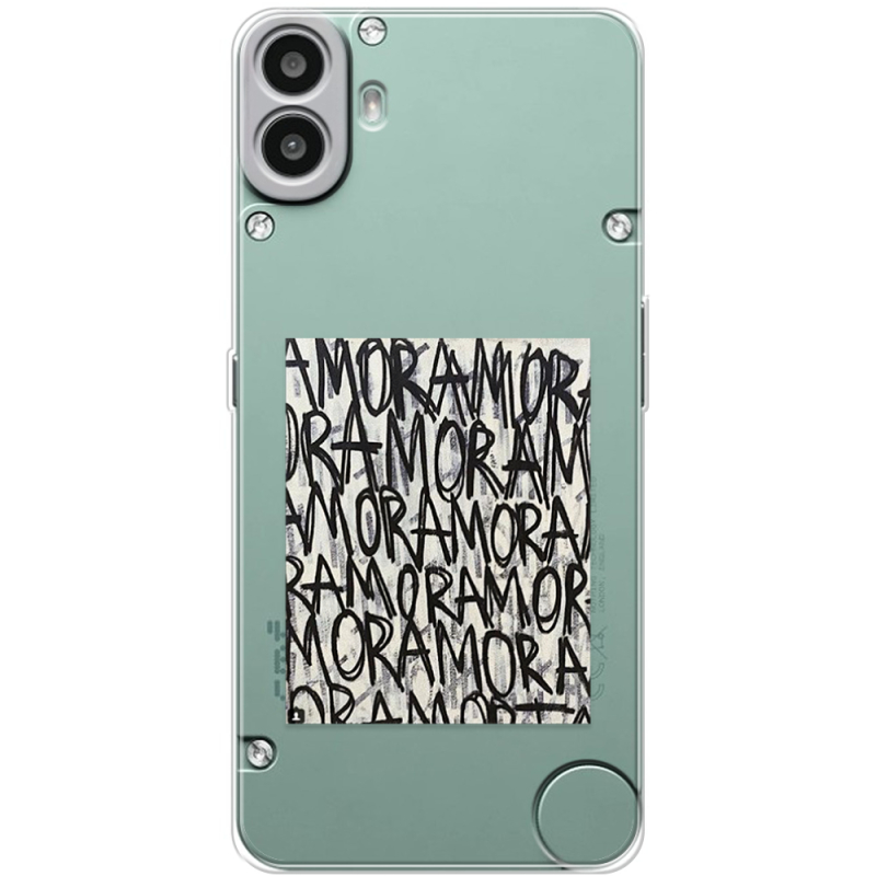 Прозорий чохол BoxFace Nothing CMF Phone 1 Amor Amor