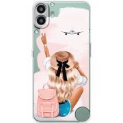 Прозорий чохол BoxFace Nothing CMF Phone 1 Travel Girl