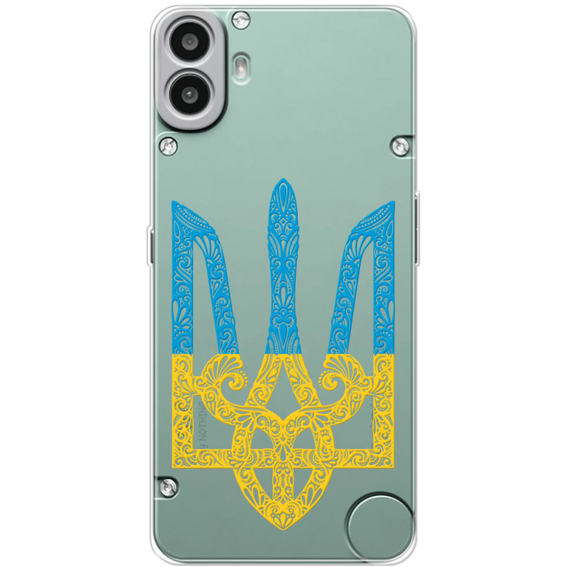 Прозорий чохол BoxFace Nothing CMF Phone 1 Gold Trident