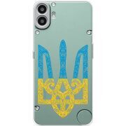Прозорий чохол BoxFace Nothing CMF Phone 1 Gold Trident