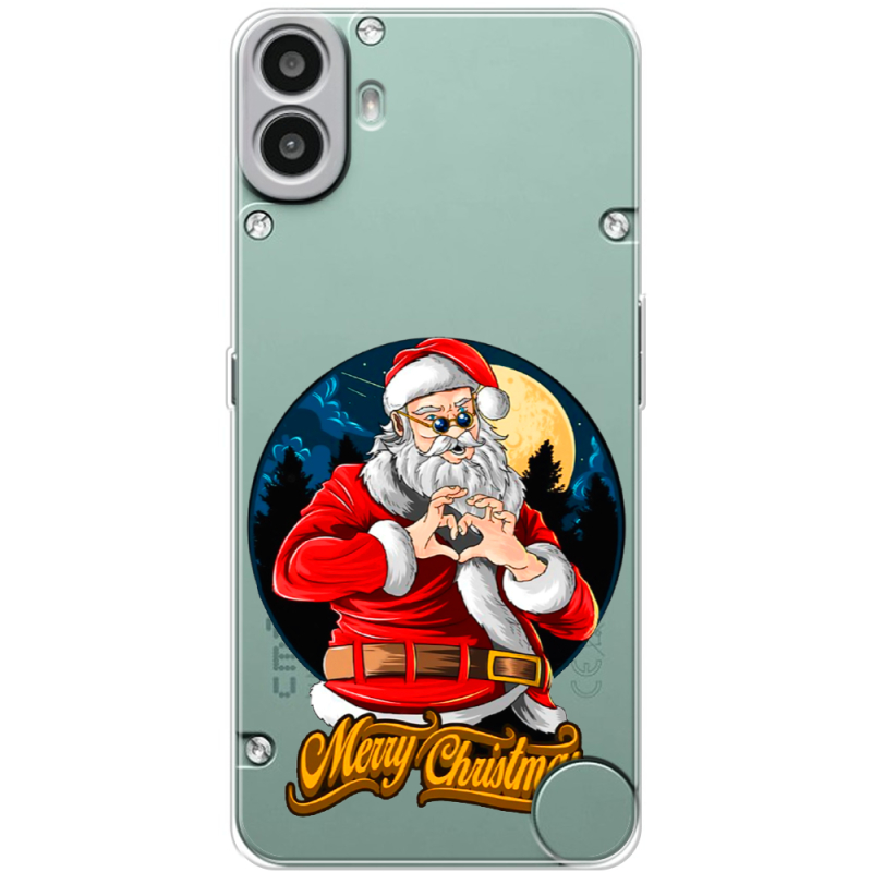 Прозорий чохол BoxFace Nothing CMF Phone 1 Cool Santa