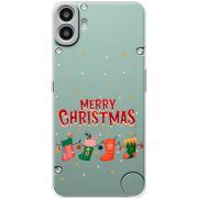 Прозорий чохол BoxFace Nothing CMF Phone 1 Merry Christmas