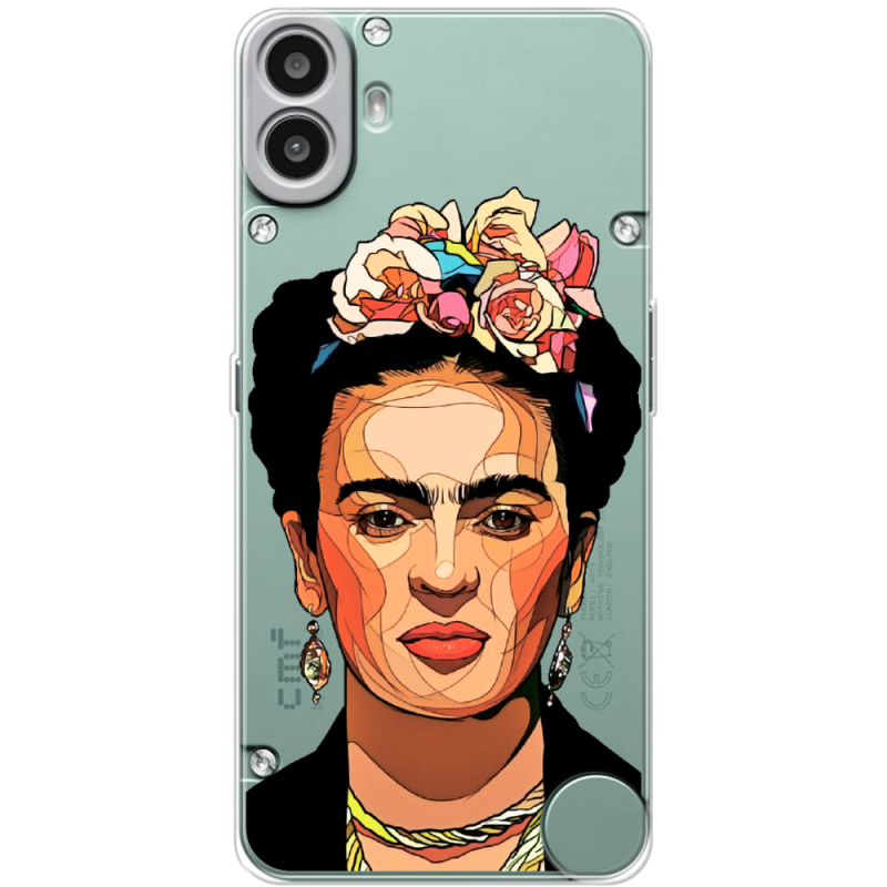 Прозорий чохол BoxFace Nothing CMF Phone 1 Фрида Кало