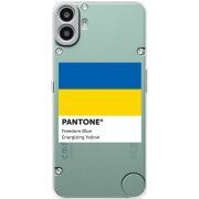 Прозорий чохол BoxFace Nothing CMF Phone 1 Pantone вільний синій