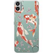Прозорий чохол BoxFace Nothing CMF Phone 1 Japanese Koi Fish