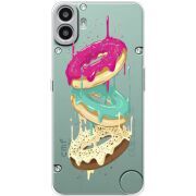 Прозорий чохол BoxFace Nothing CMF Phone 1 Donuts