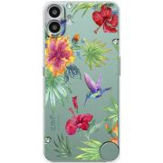 Прозорий чохол BoxFace Nothing CMF Phone 1 Tropical