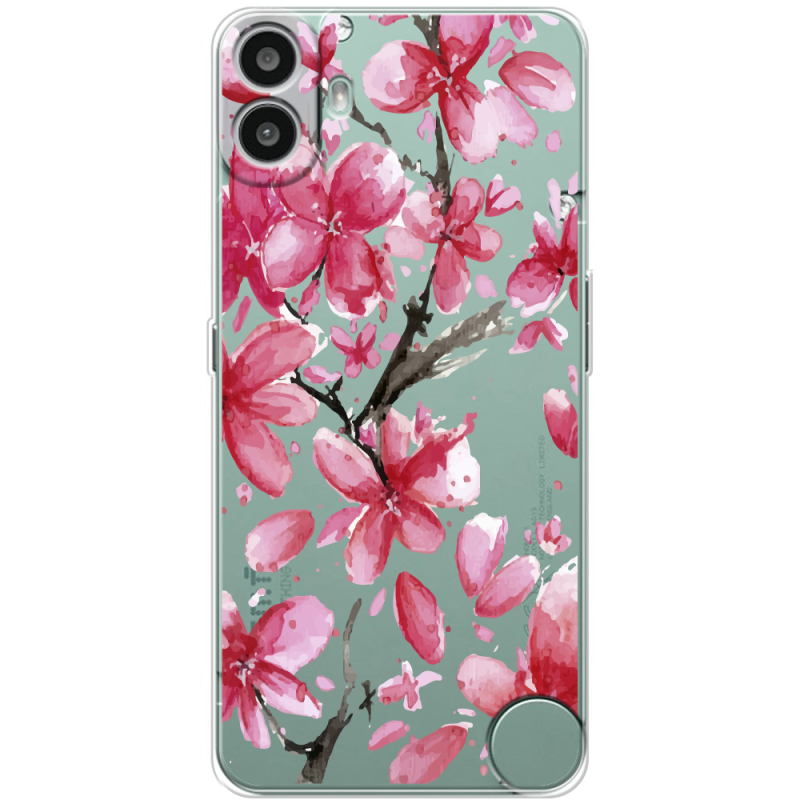 Прозорий чохол BoxFace Nothing CMF Phone 1 Pink Magnolia