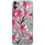Прозорий чохол BoxFace Nothing CMF Phone 1 Pink Magnolia