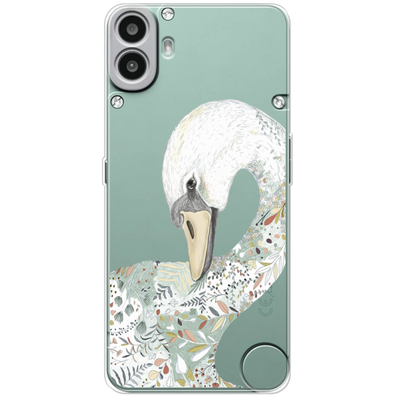 Прозорий чохол BoxFace Nothing CMF Phone 1 Swan