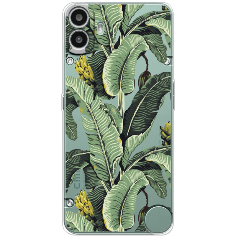 Прозорий чохол BoxFace Nothing CMF Phone 1 Banana Leaves