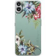 Прозорий чохол BoxFace Nothing CMF Phone 1 Floral