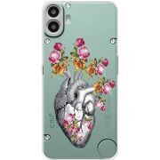 Чохол зі стразами Nothing CMF Phone 1 Heart