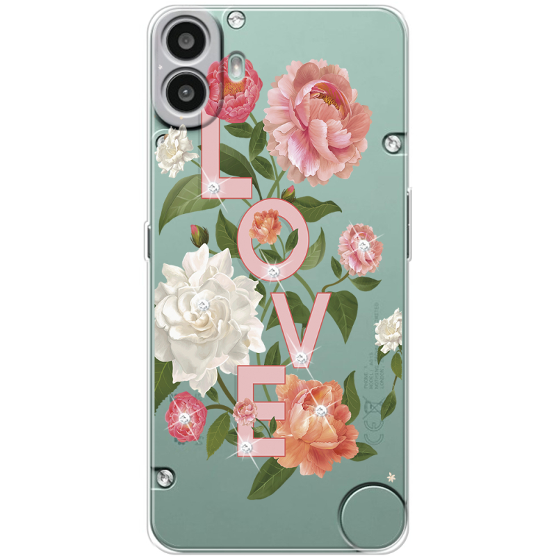 Чохол зі стразами Nothing CMF Phone 1 Love