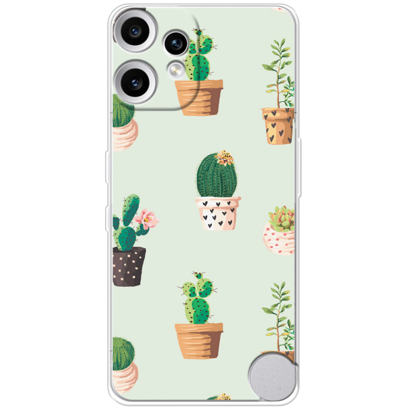 Чохол BoxFace Nothing CMF Phone 2 Pro L-green Cacti
