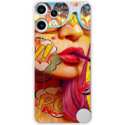 Чохол BoxFace Nothing CMF Phone 2 Pro Yellow Girl Pop Art