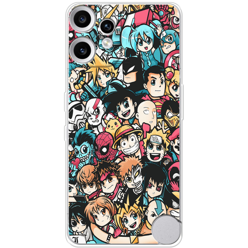 Чохол BoxFace Nothing CMF Phone 2 Pro Anime Stickers