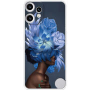 Чохол BoxFace Nothing CMF Phone 2 Pro Exquisite Blue Flowers