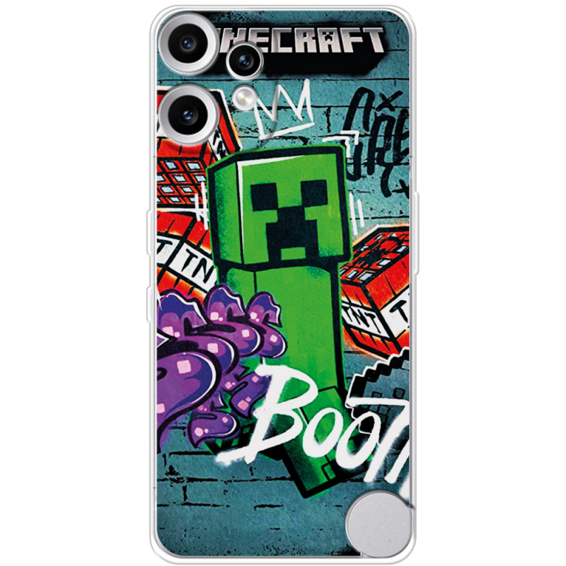 Чохол BoxFace Nothing CMF Phone 2 Pro Minecraft Graffiti