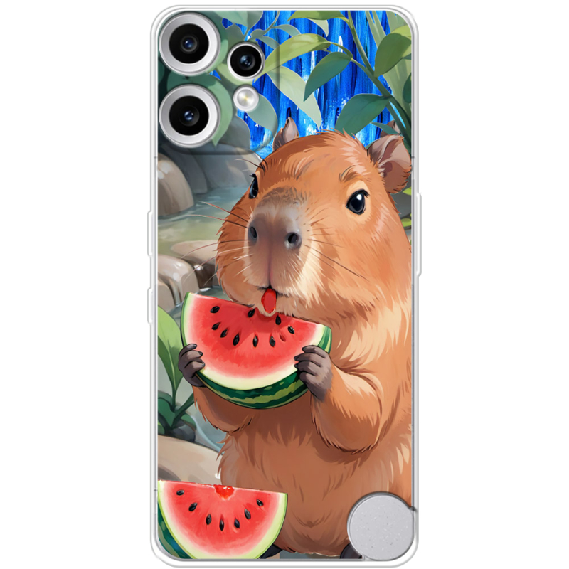 Чохол BoxFace Nothing CMF Phone 2 Pro Капібара з кавуном